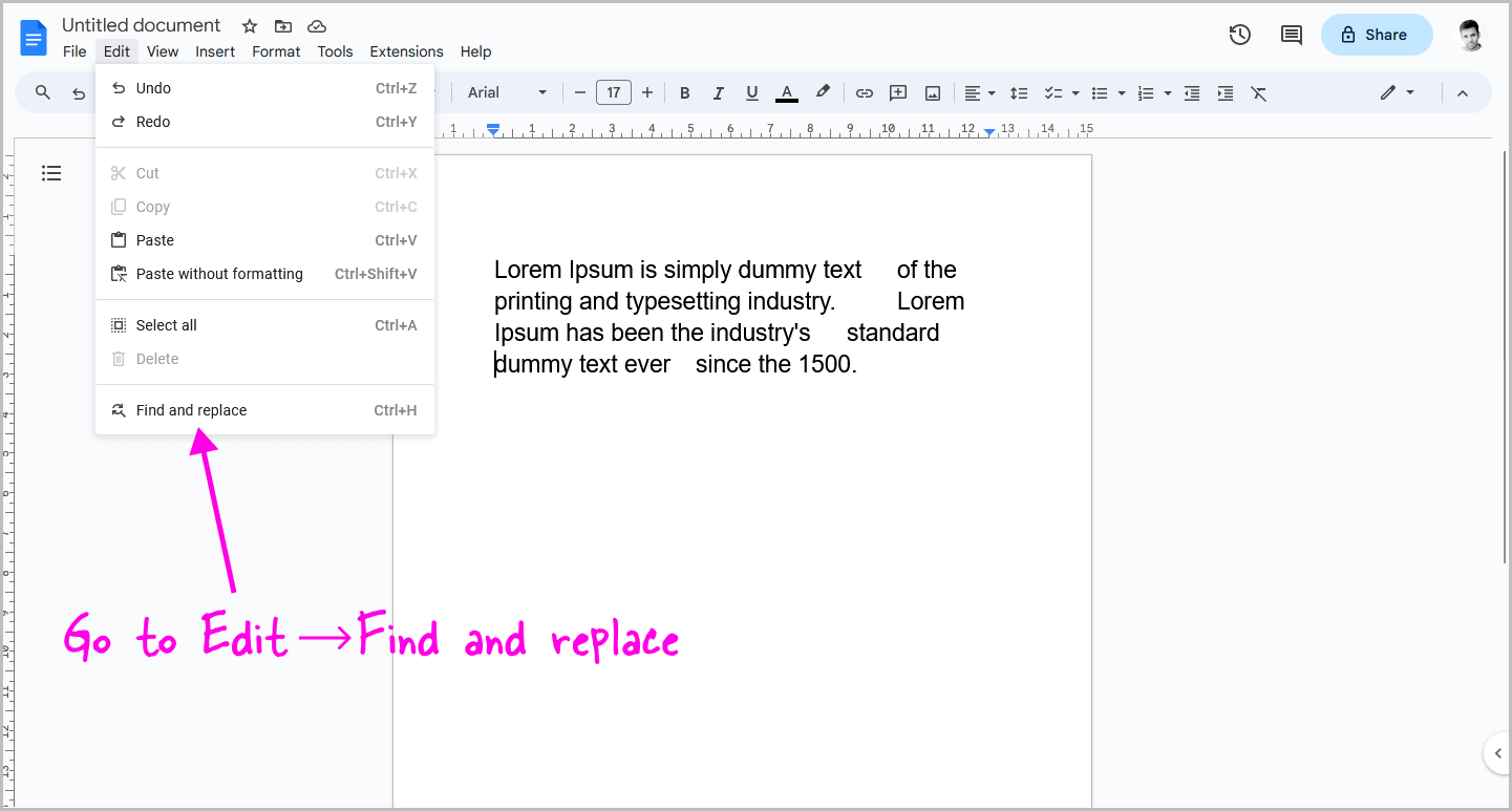 How to Make Tab 4 Spaces in Google Docs