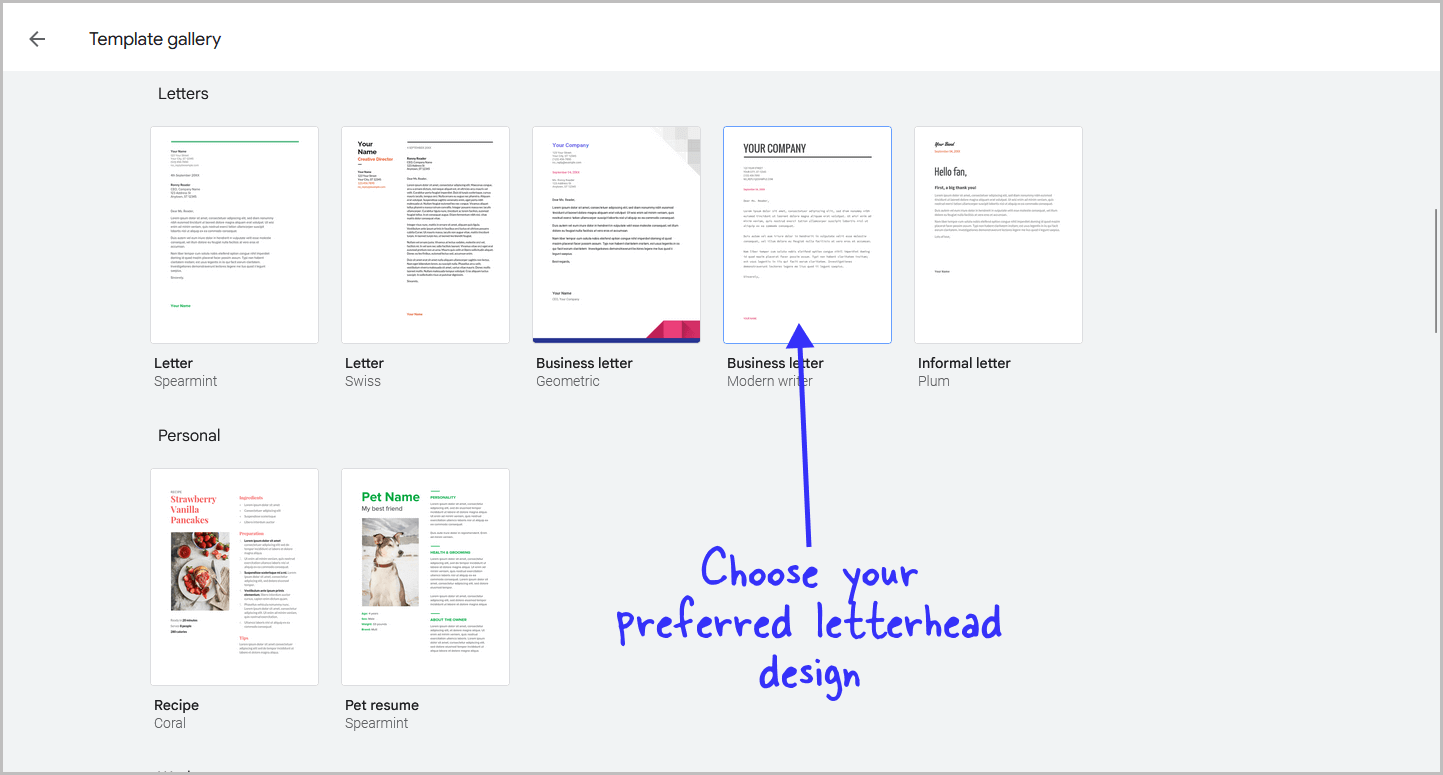 How to Make a Letterhead in Google Docs