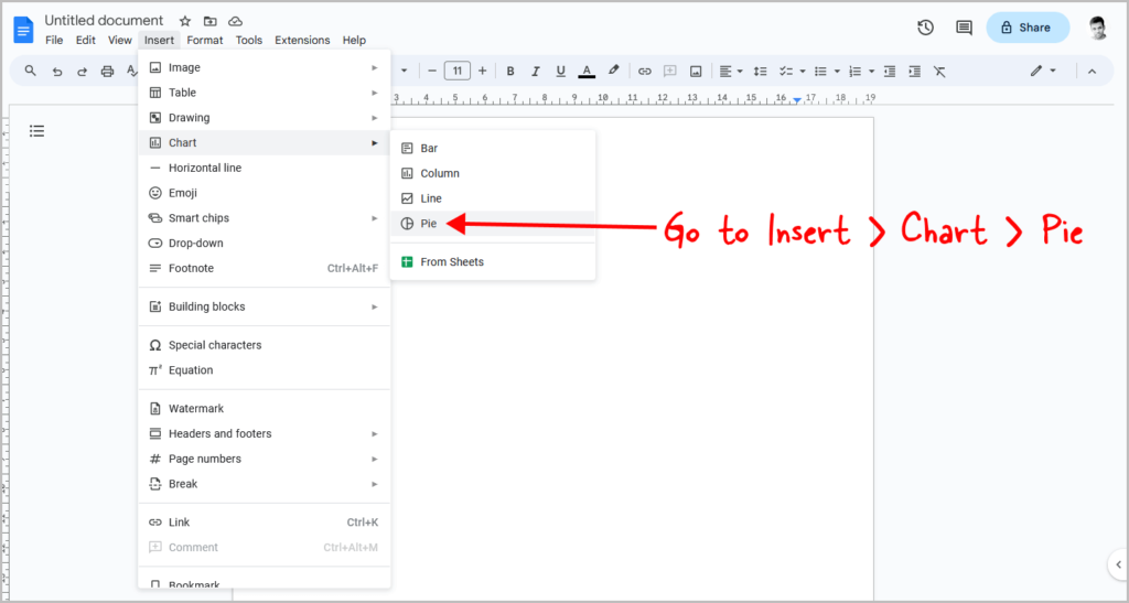 How to Make a Pie Chart in Google Docs [Easiest Guide]