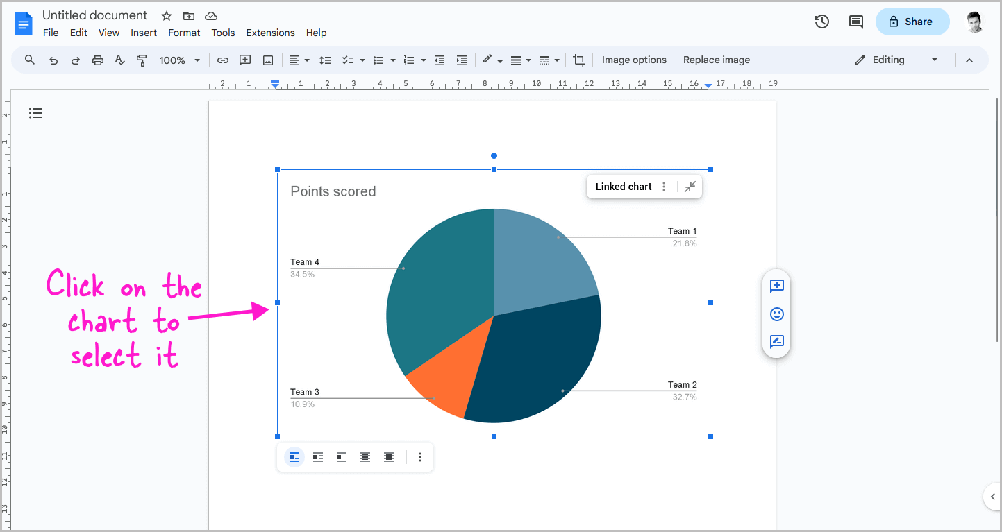 How to Make a Pie Chart in Google Docs