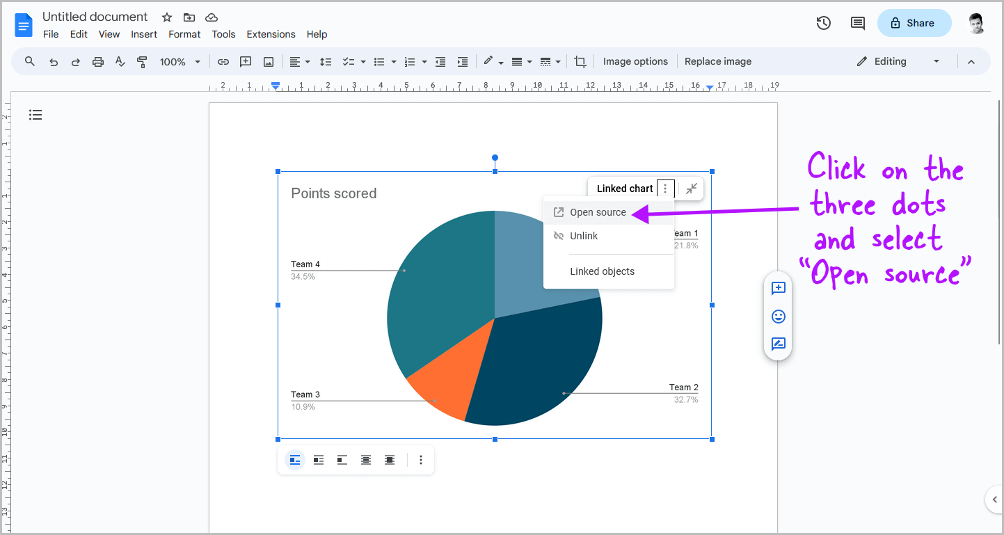 How to Make a Pie Chart in Google Docs