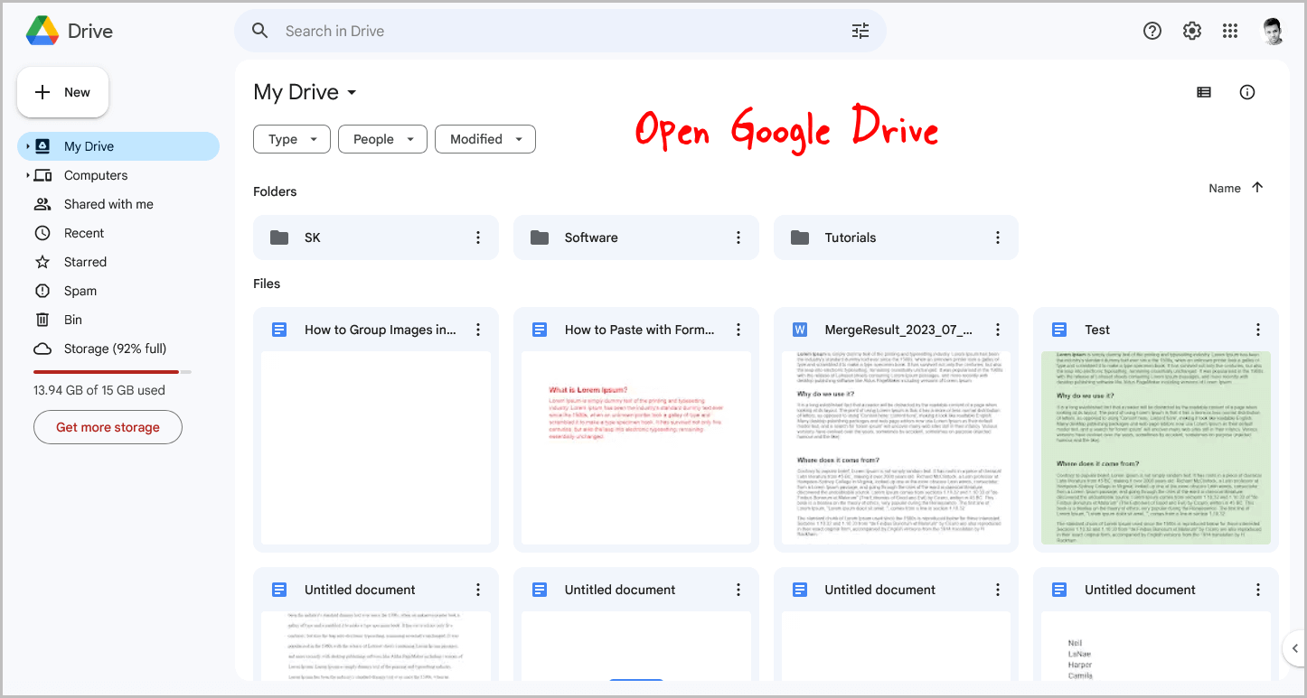 How to Mass Delete Google Docs