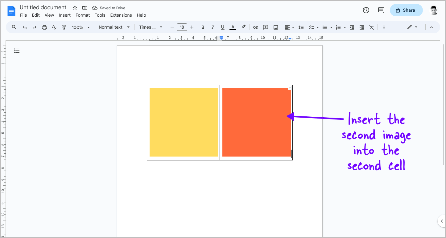 How to Put Images Side by Side in Google Docs