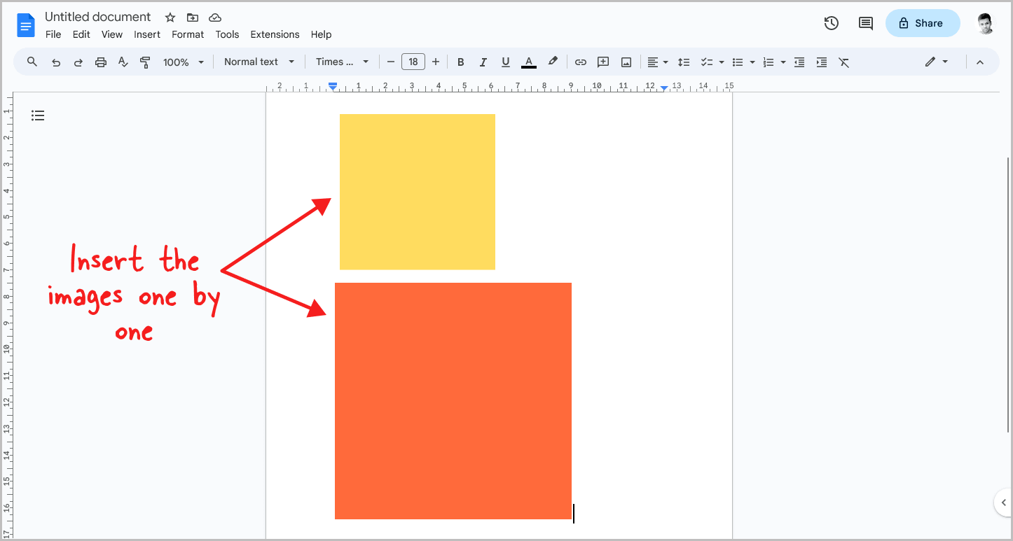 How to Put Images Side by Side in Google Docs