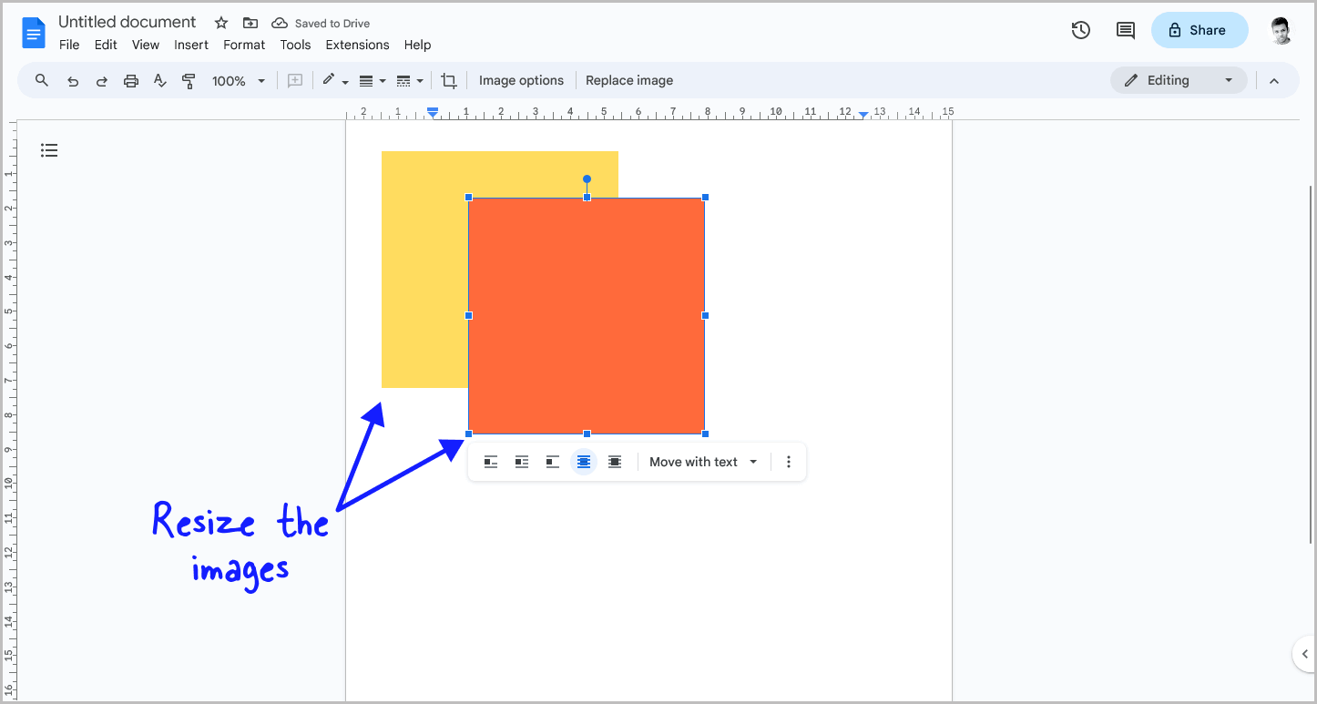 How to Put Images Side by Side in Google Docs