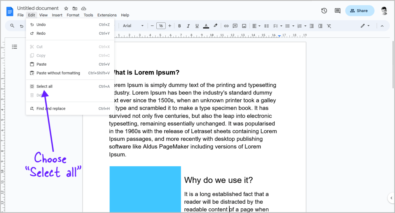 how-to-select-all-in-google-docs-3-easy-steps