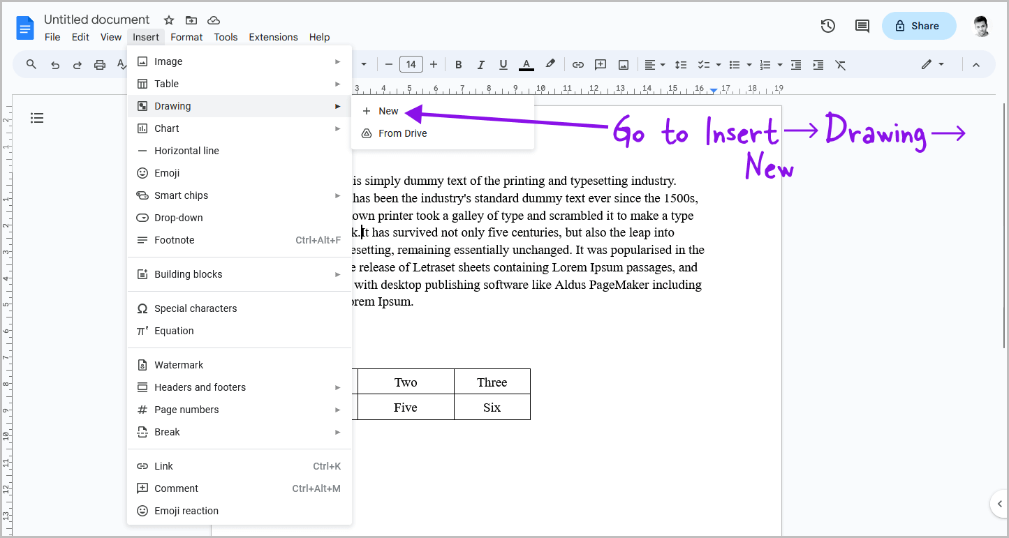 How to Wrap Text Around a Table in Google Docs