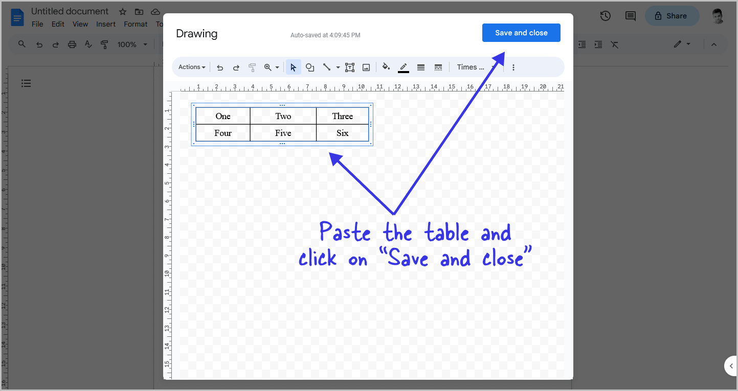 How to Wrap Text Around a Table in Google Docs