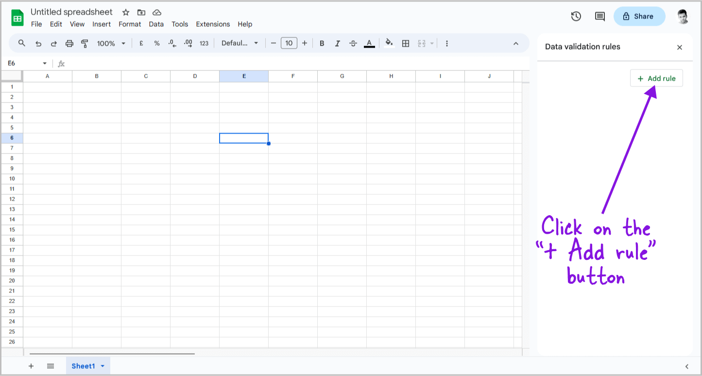 Google Sheets Date Picker