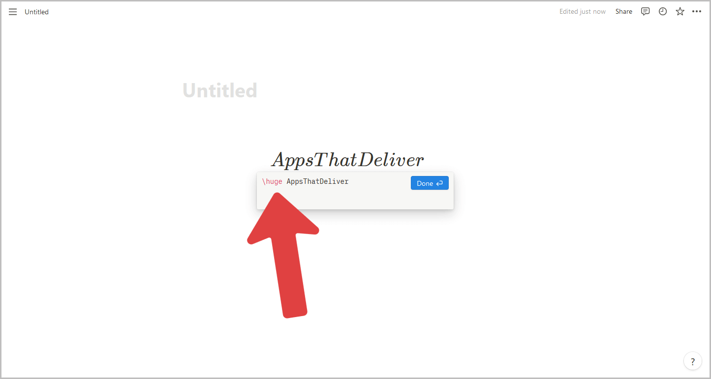 How to Center Text in Notion