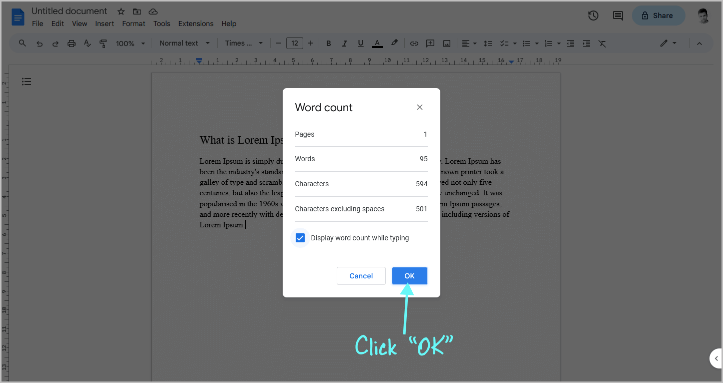 How to Check How Many Words You Have on Google Docs