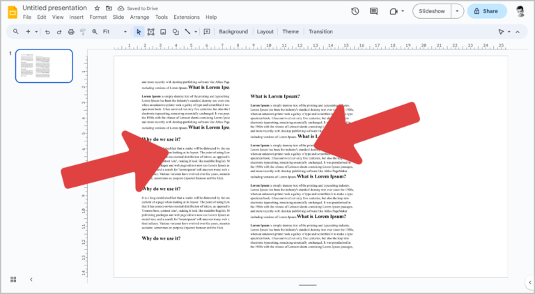 How to Insert a Google Doc into a Google Slide How to Insert a Google Doc into a Google Slide