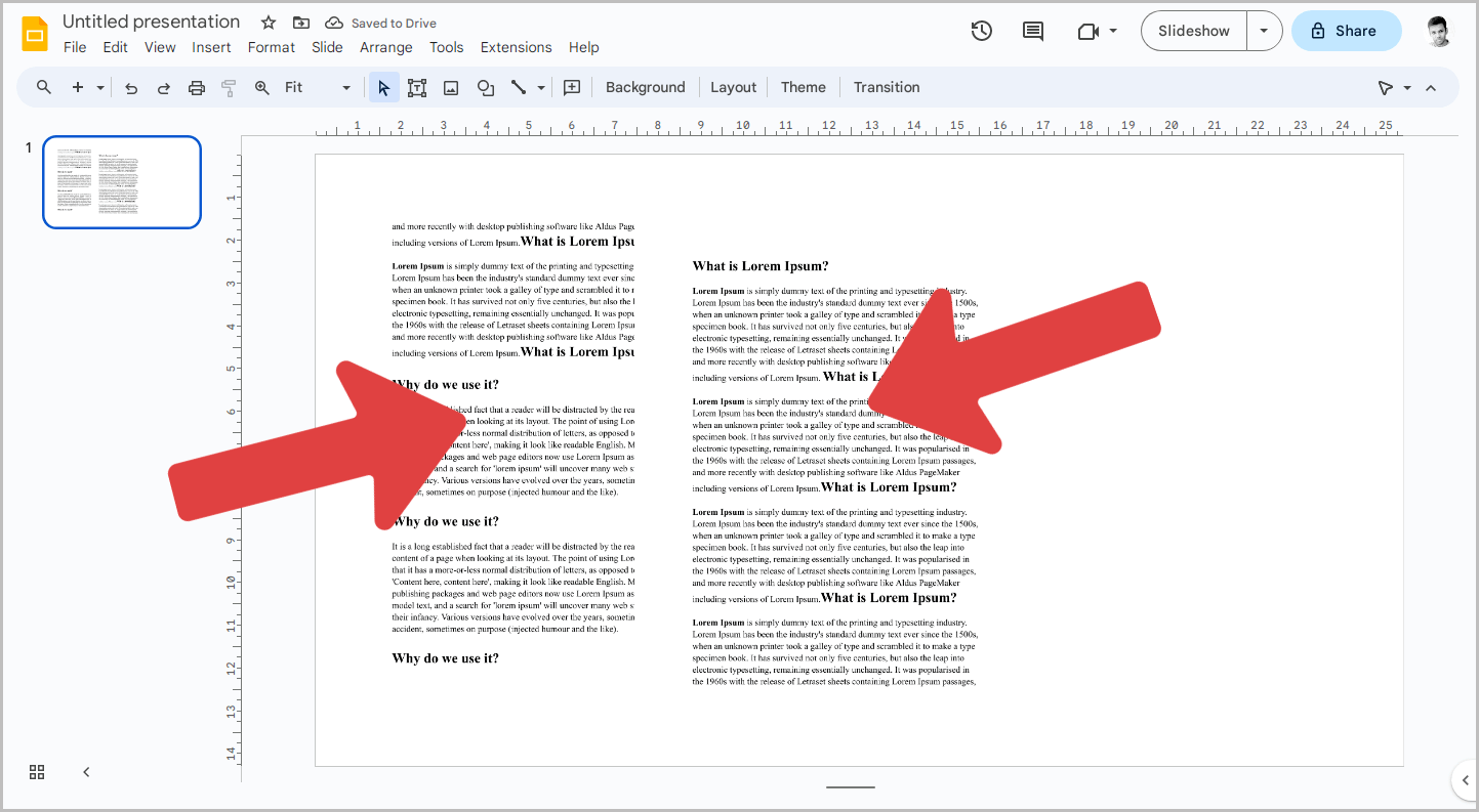 How to Insert a Google Doc <a href=