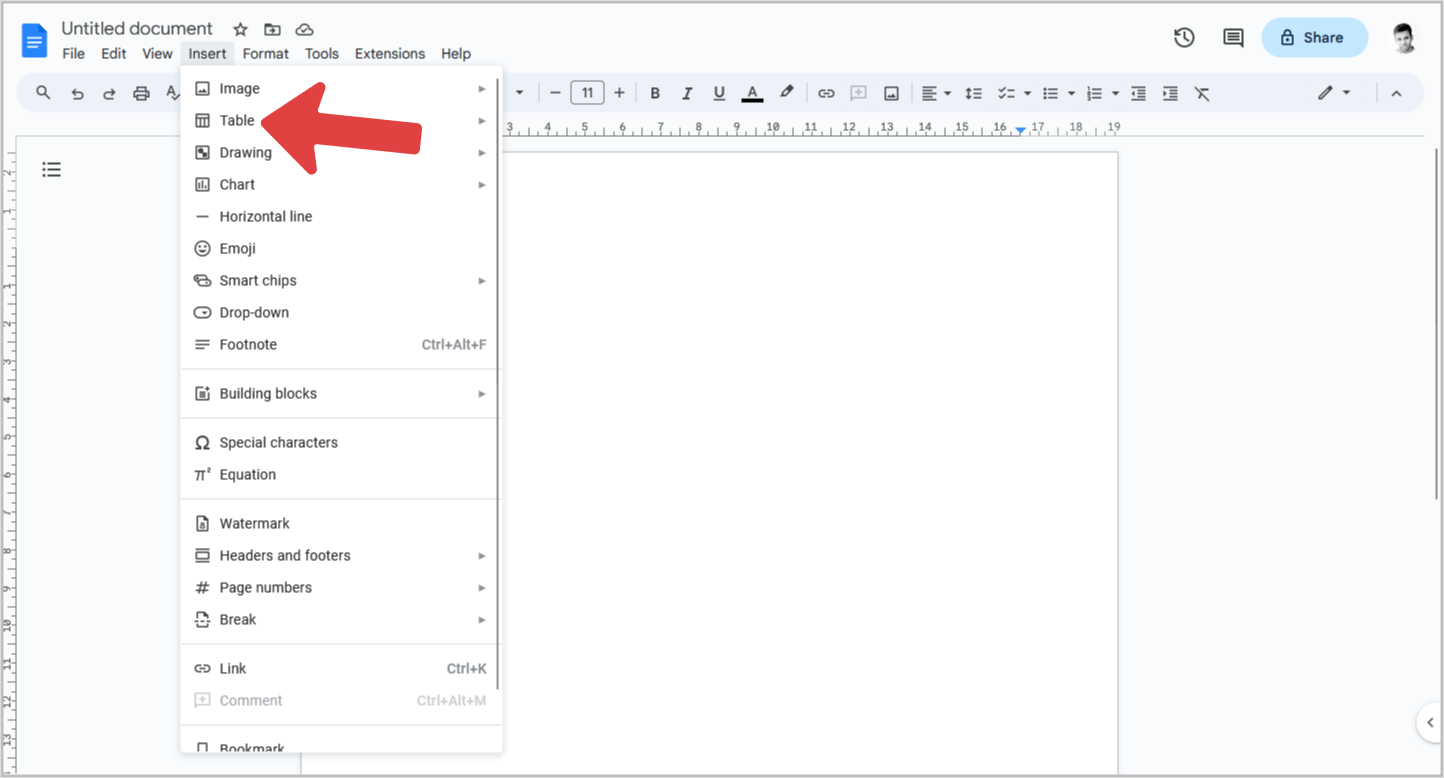 How to Put Tables Side by Side in Google Docs