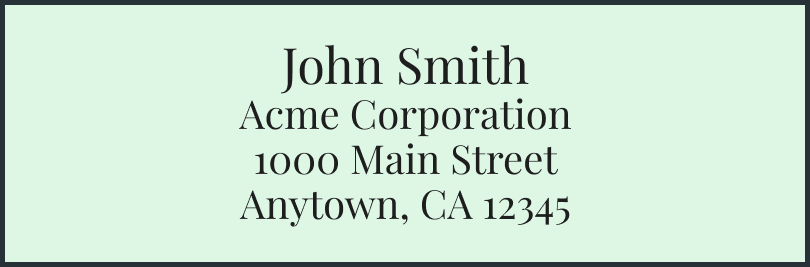 Best Font for Address Labels in Word