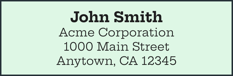 Best Font for Address Labels in Word