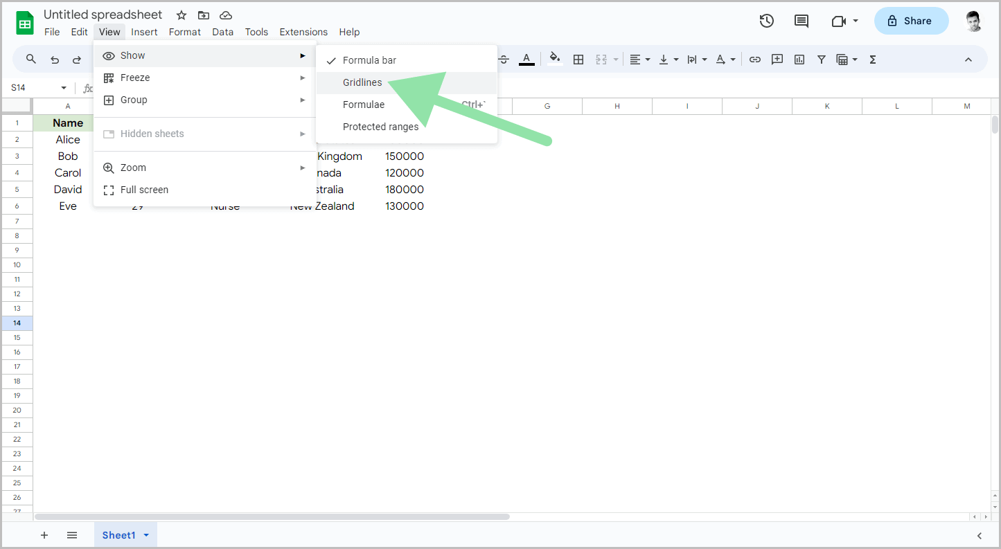 How to Print Google Sheets Without Gridlines