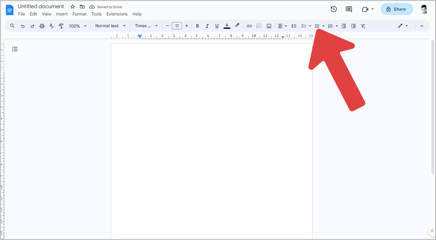 How to Add Sub Bullets in Google Docs