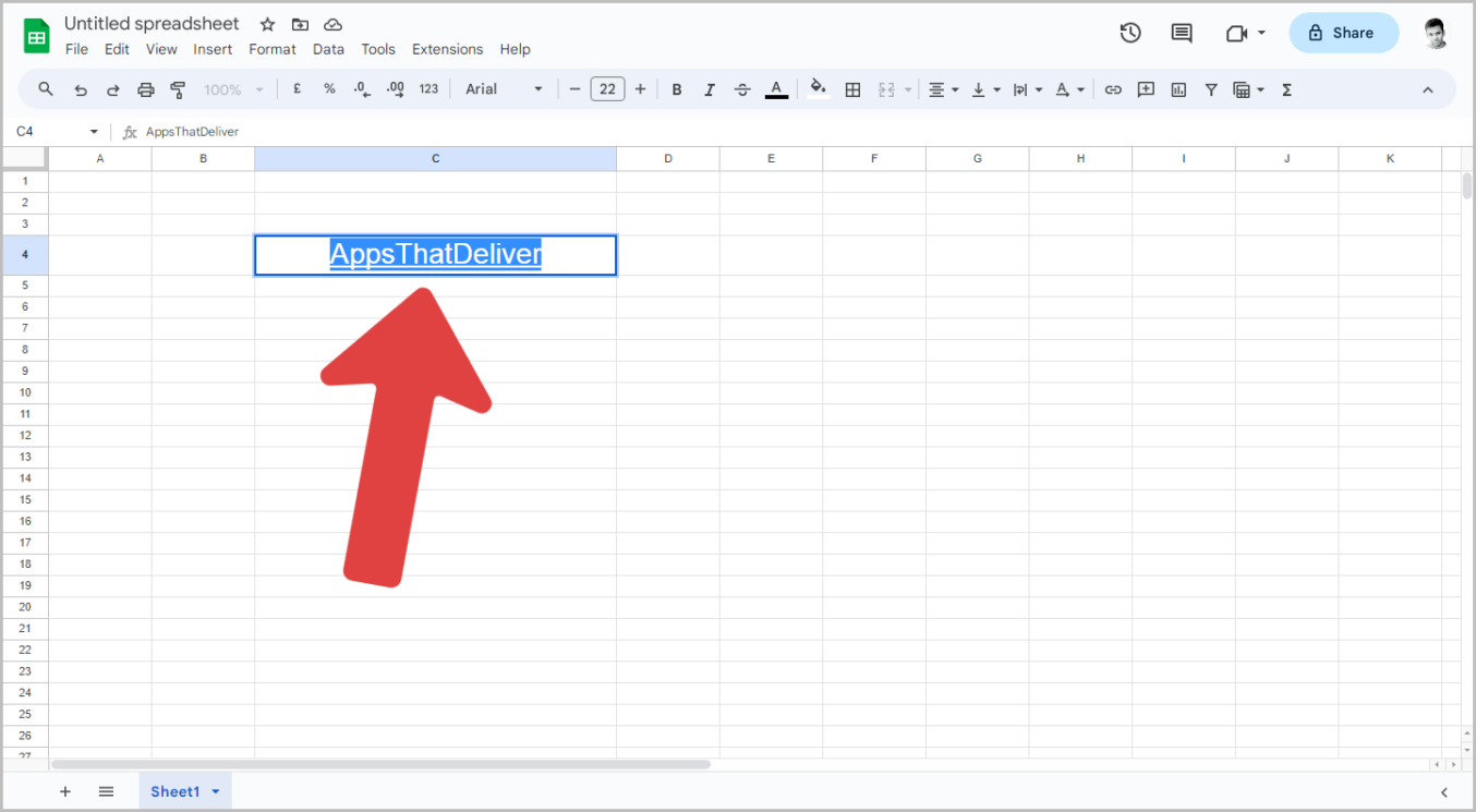 How to Remove Underline in Google Sheets (3 Easy Steps)