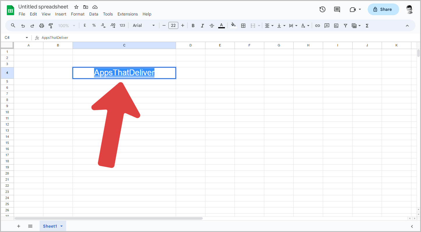 How to Remove Underline in Google Sheets