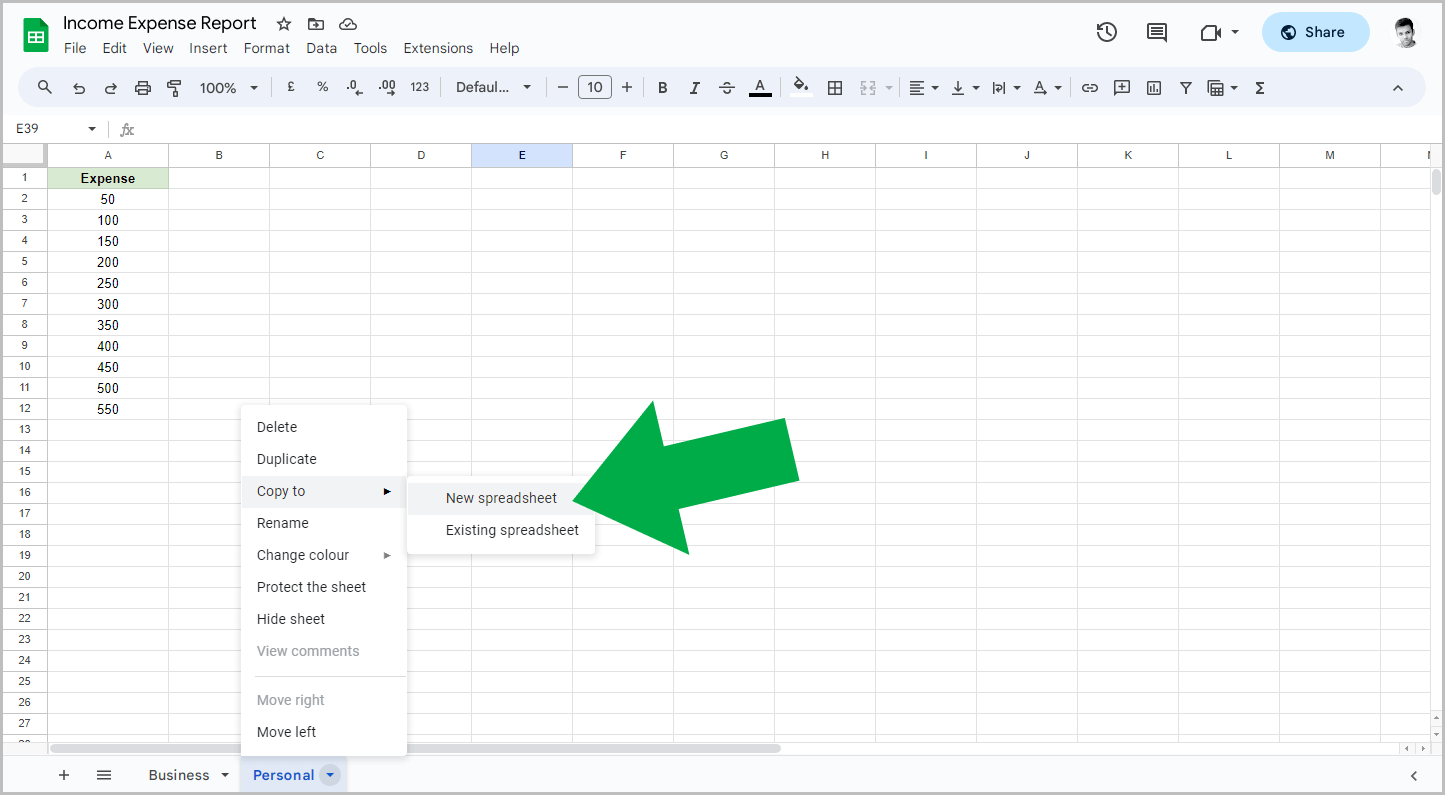 How to Share Only One Sheet in Google Sheets