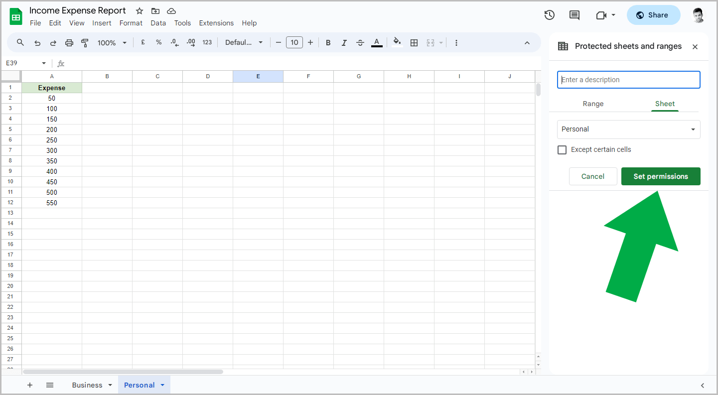 How to Share Only One Sheet in Google Sheets