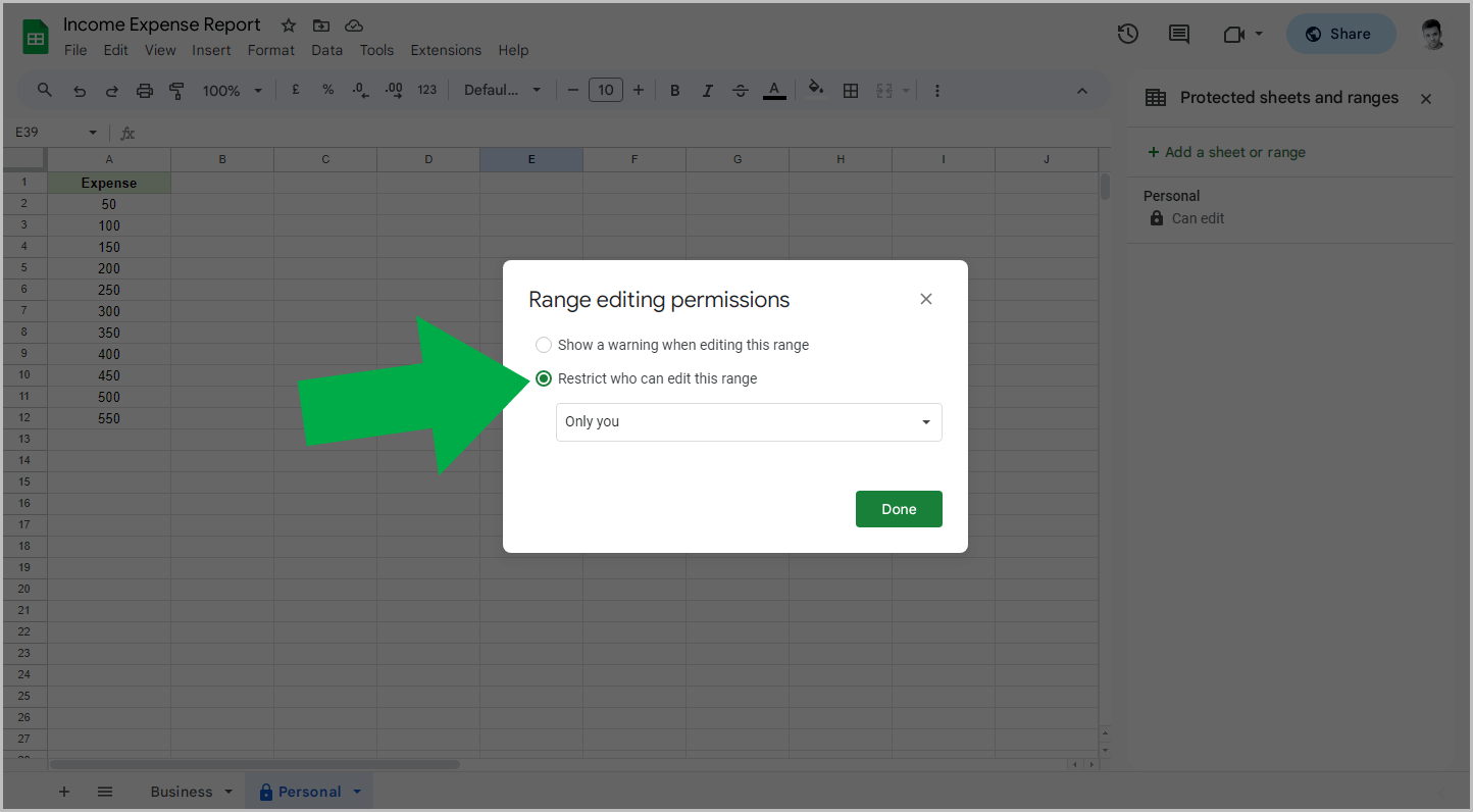 How to Share Only One Sheet in Google Sheets