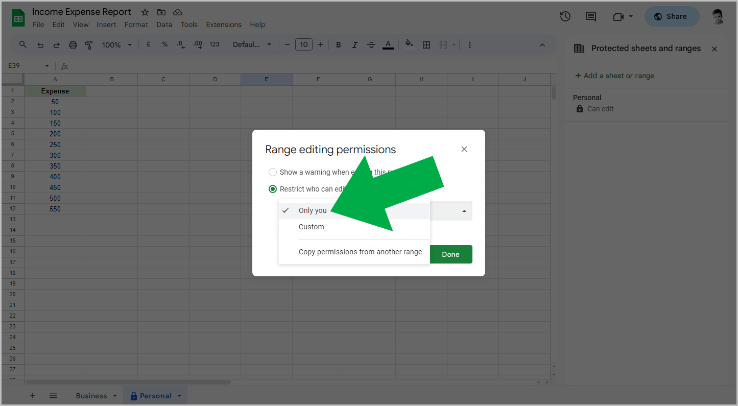 How to Share Only One Sheet in Google Sheets