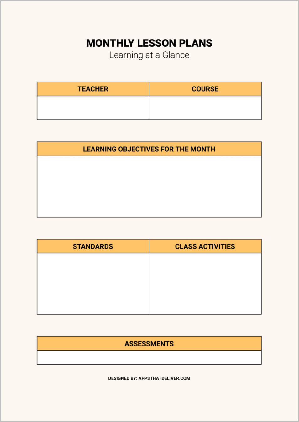 Lesson Plan Template Google Docs [FREE!]