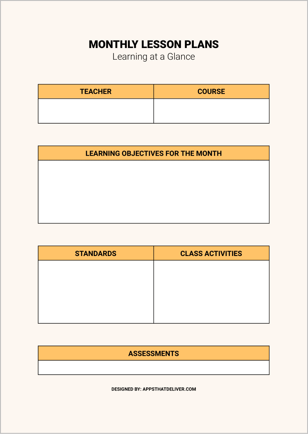 Lesson Plan Template Google Docs