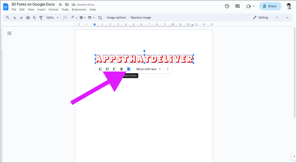 Top 3D Fonts on Google Docs to Make Your Writing Stand Out