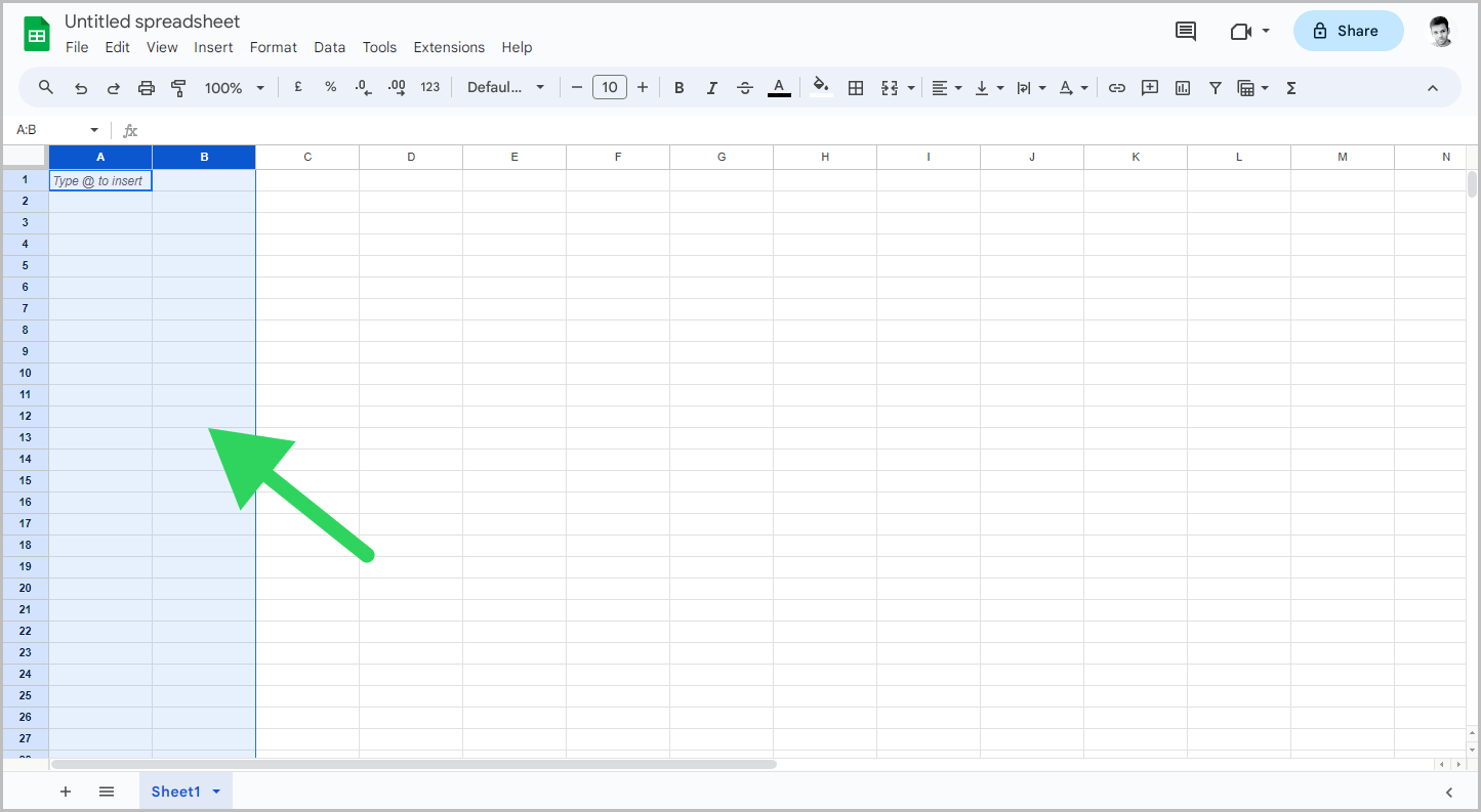 How to Freeze 3 Columns in Google Sheets