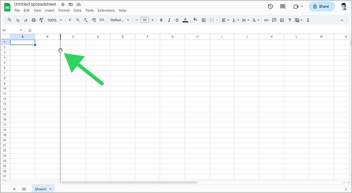 How to Freeze 3 Columns in Google Sheets