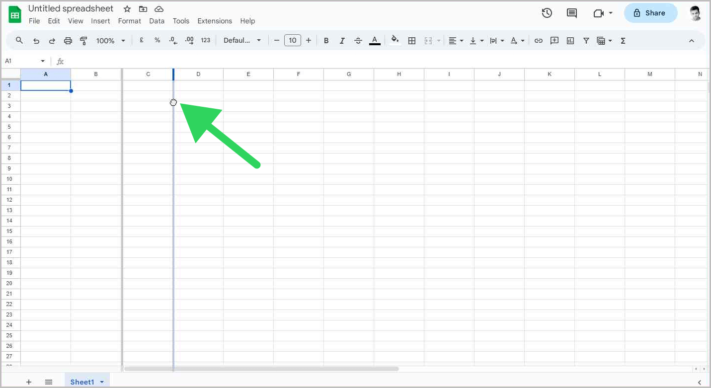 How to Freeze 3 Columns in Google Sheets