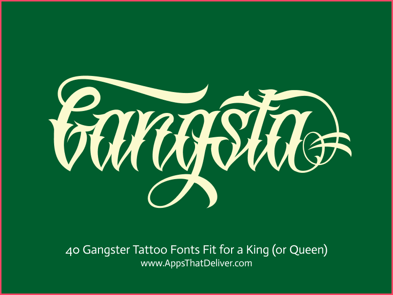 Chicano Gangster Fonts