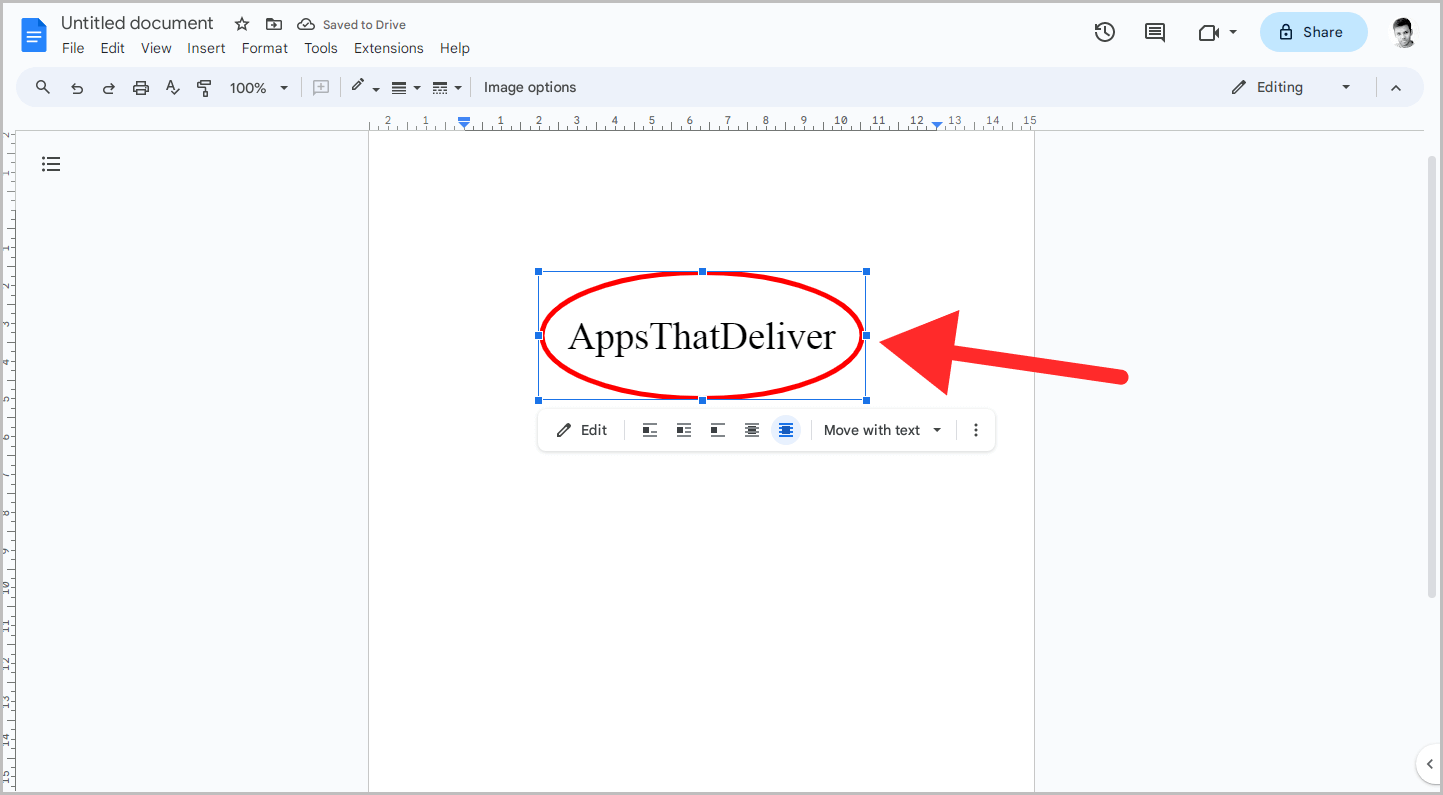 How to Circle a Word in Google Docs