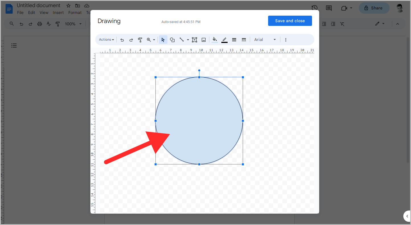 How to Circle a Word in Google Docs