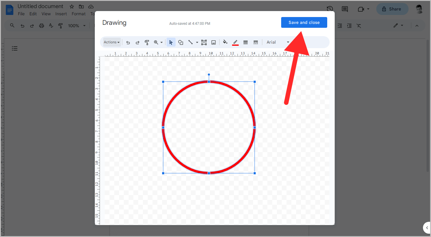 How to Circle a Word in Google Docs