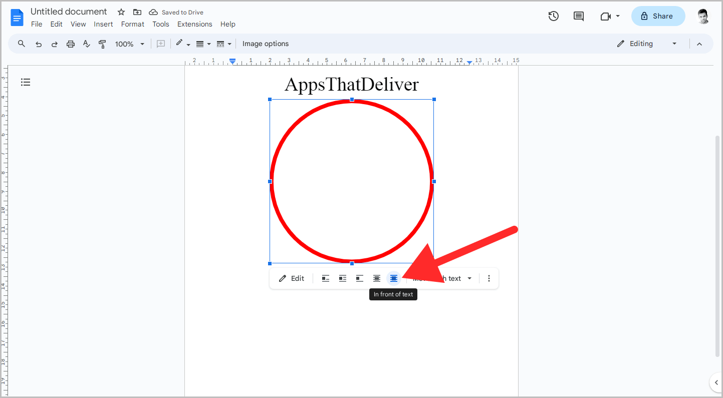 How to Circle a Word in Google Docs