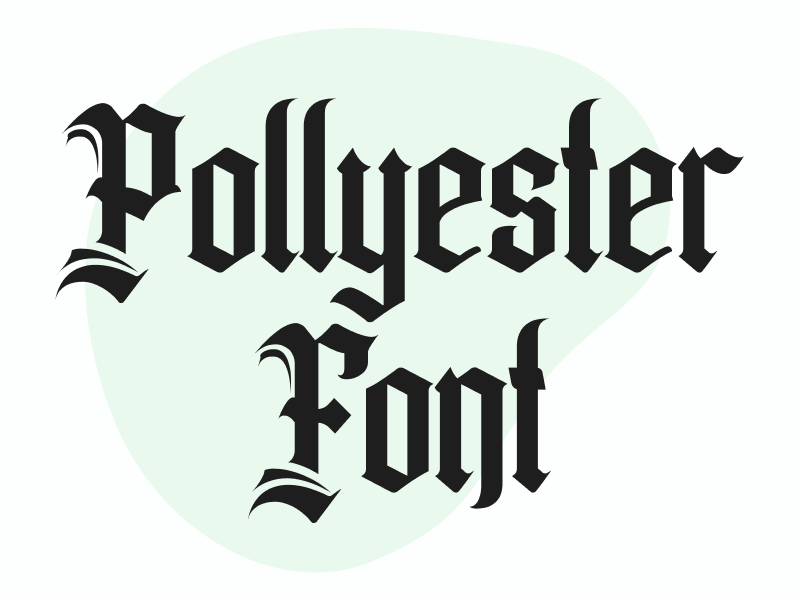 Pollyester Font Free Download