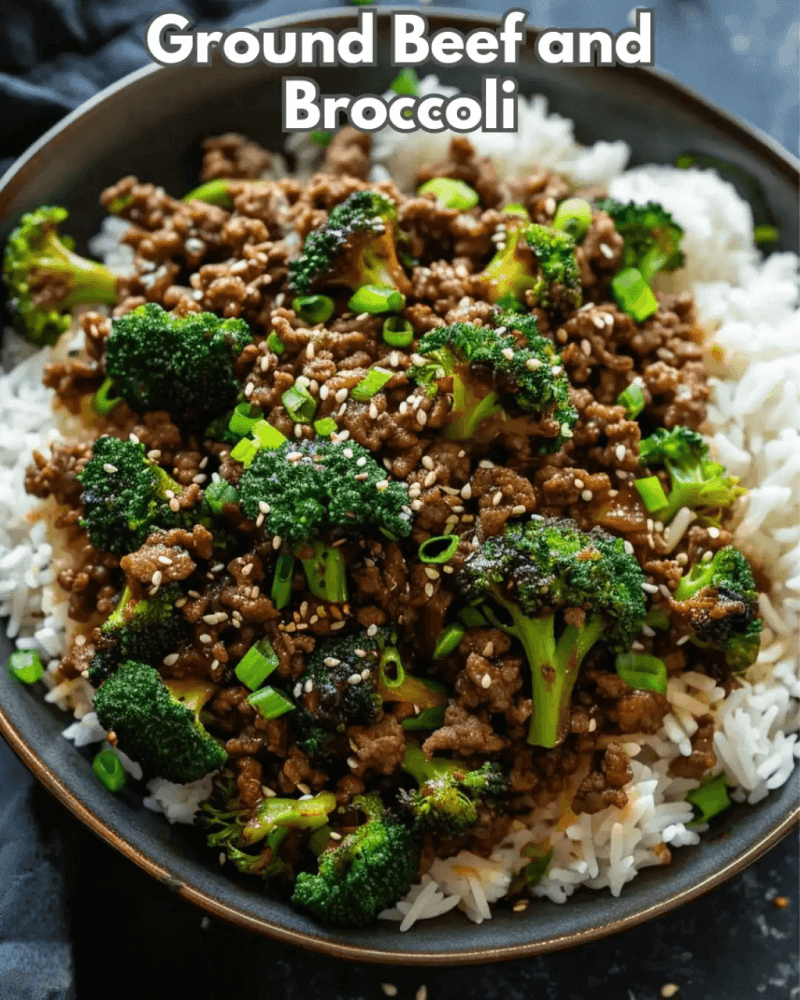 Delicious Ground Beef and Broccoli