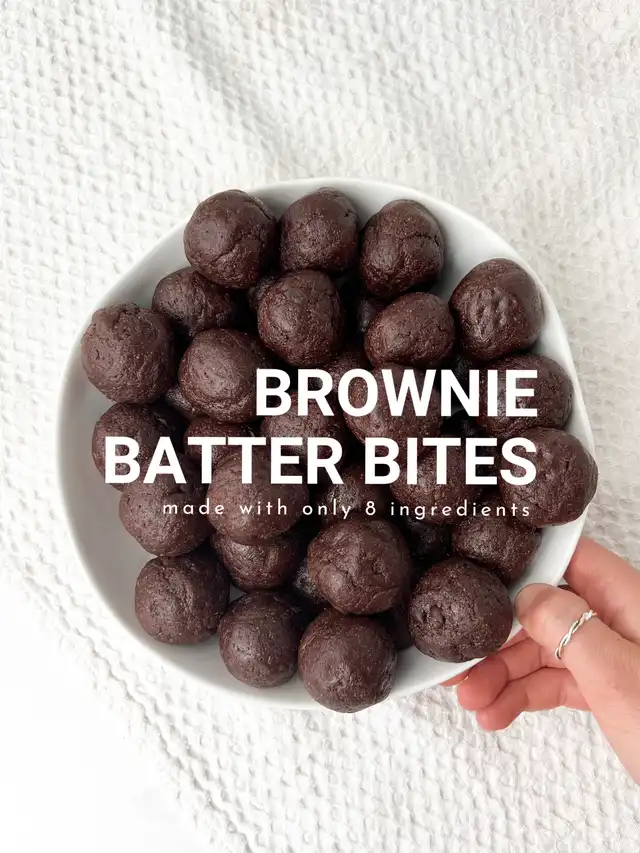 Brownie Batter Bites in Just 8 Ingredients!