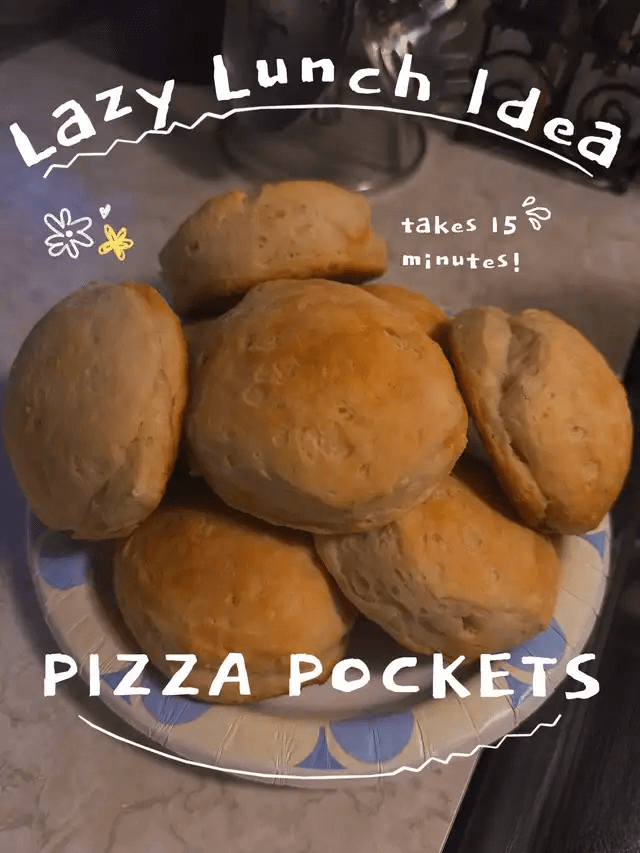 3 Ingredient Pizza Pockets