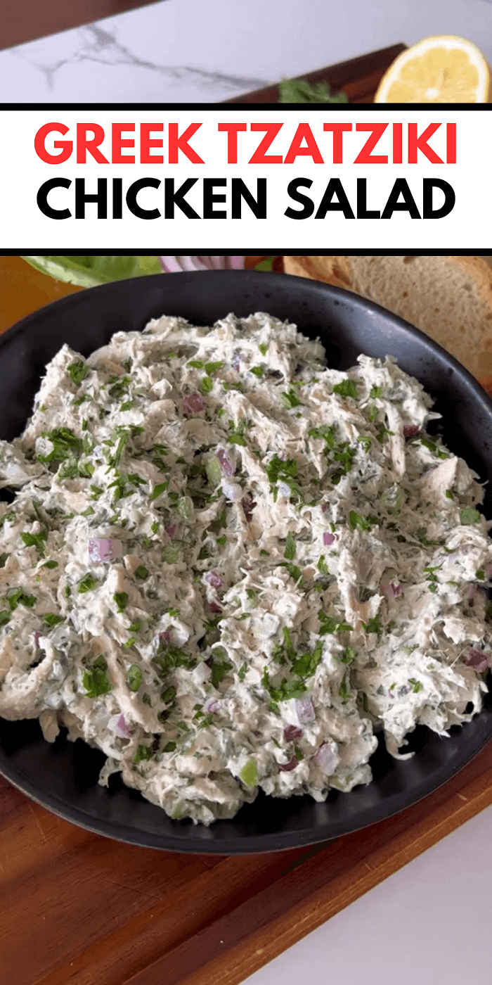 Greek Tzatziki Chicken Salad