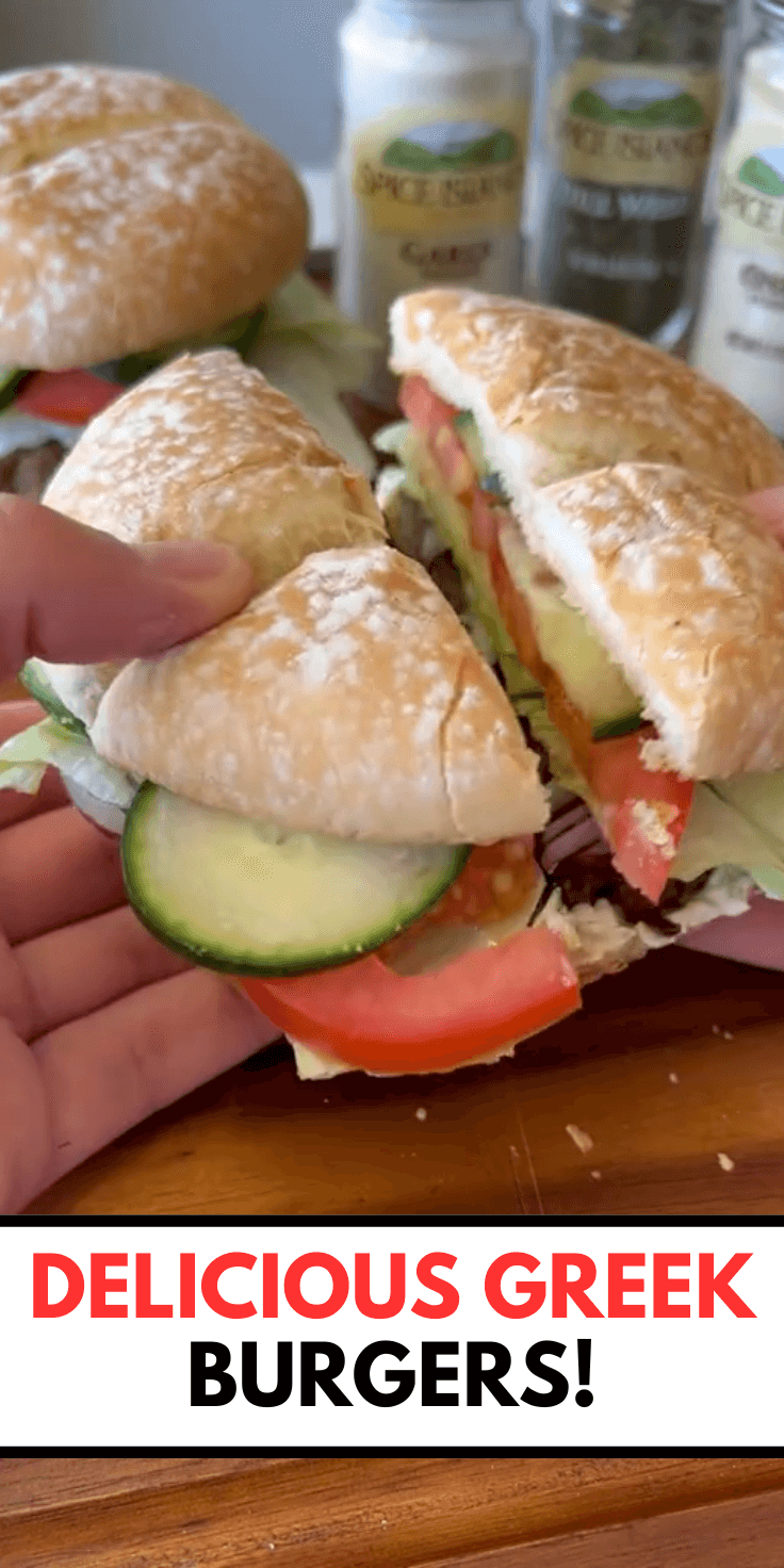 Delicious Greek Burgers!