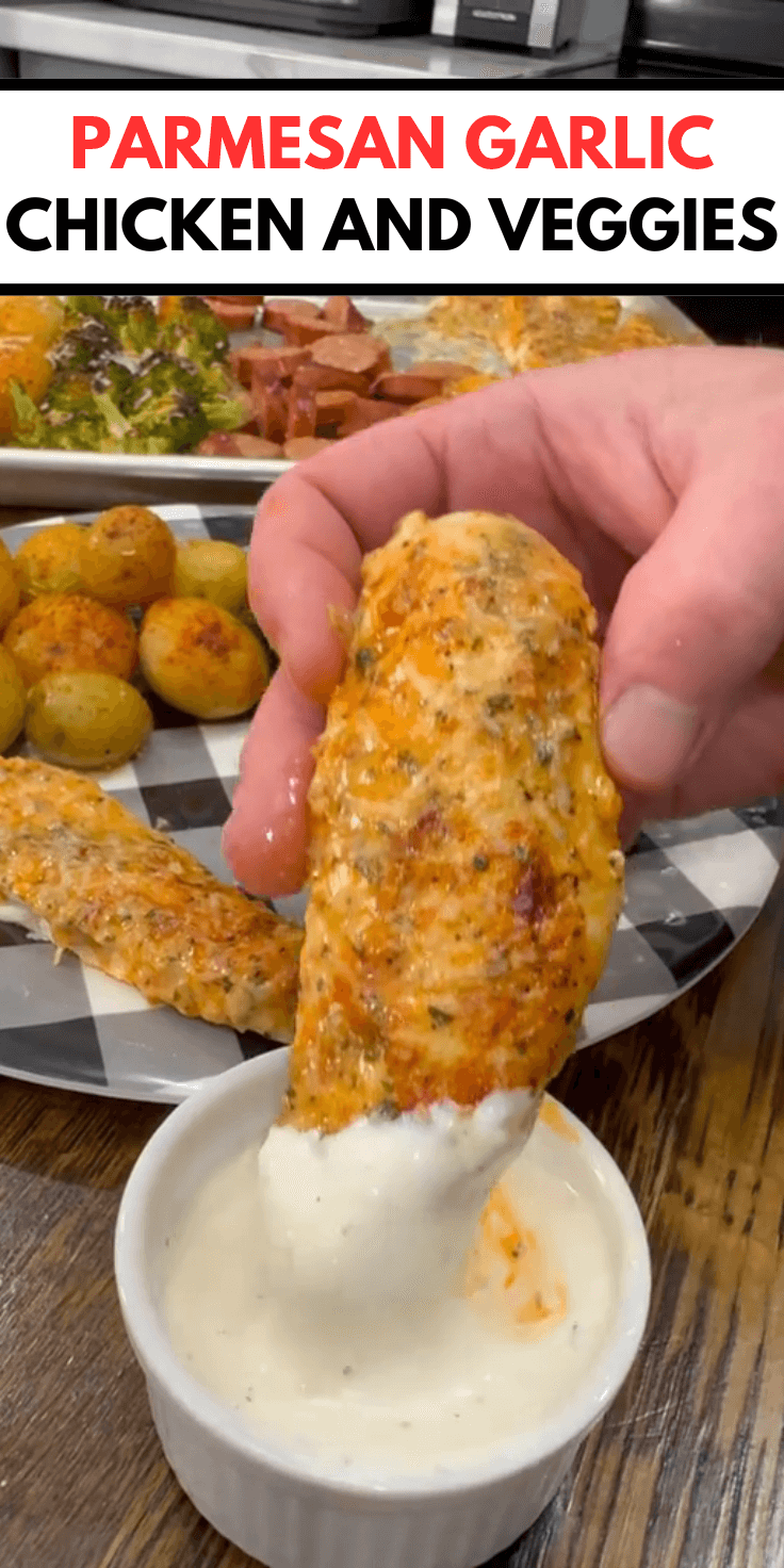 Parmesan Garlic Chicken and Veggies