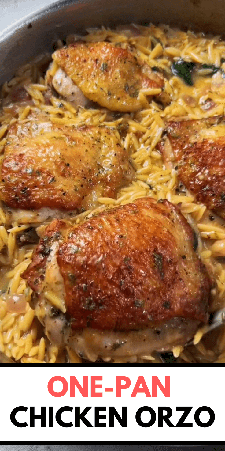 Delicious One-Pan Chicken Orzo