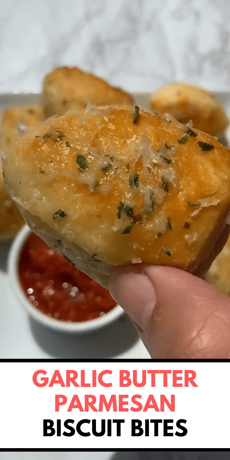 Garlic Butter Parmesan Biscuit Bites