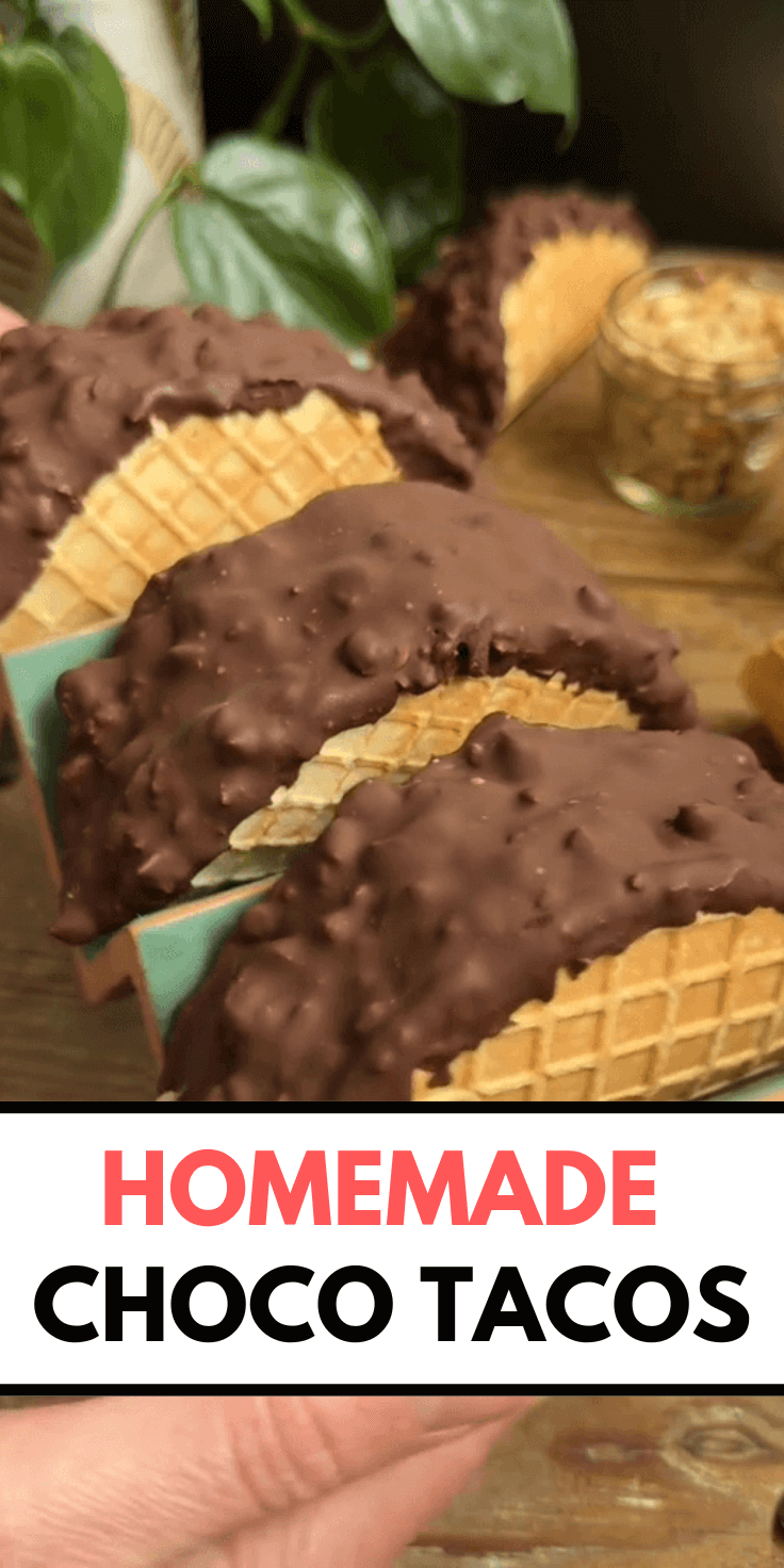 Homemade Choco Tacos