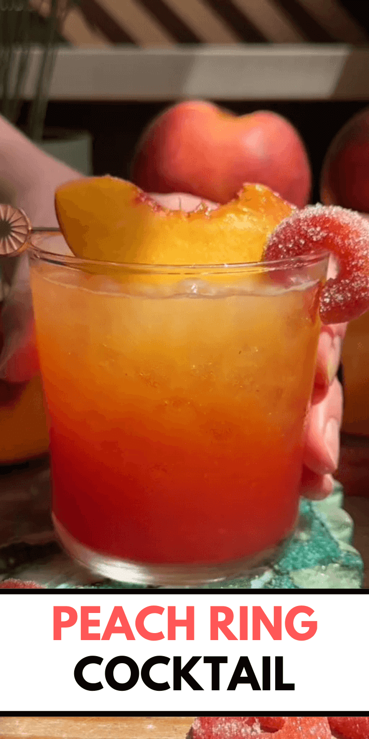 Peach Ring Cocktail